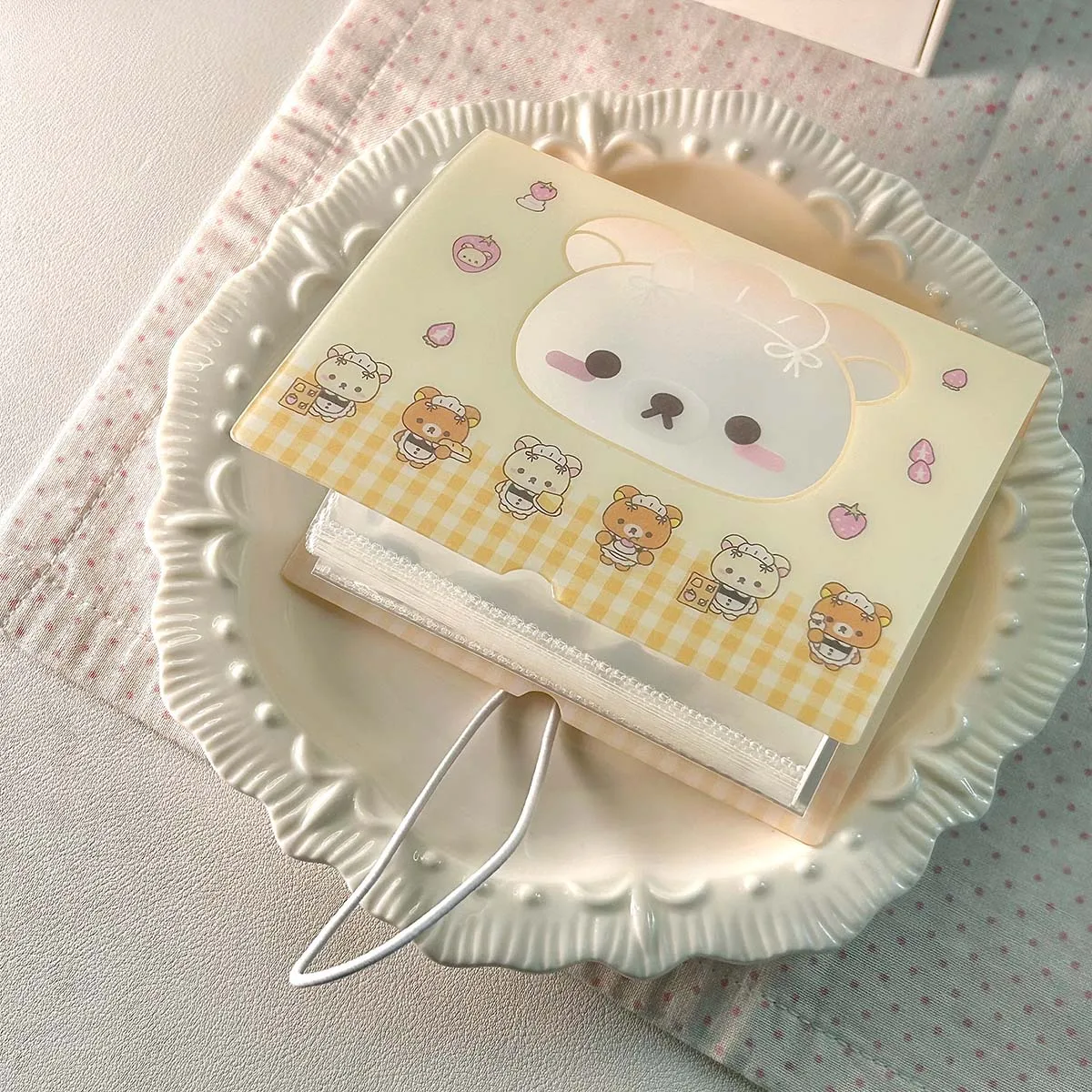 M5 Organizer Album Cute Stickers Organizer Notes Idol Cards Photos Name Card Holder Minimalist Style Storage book