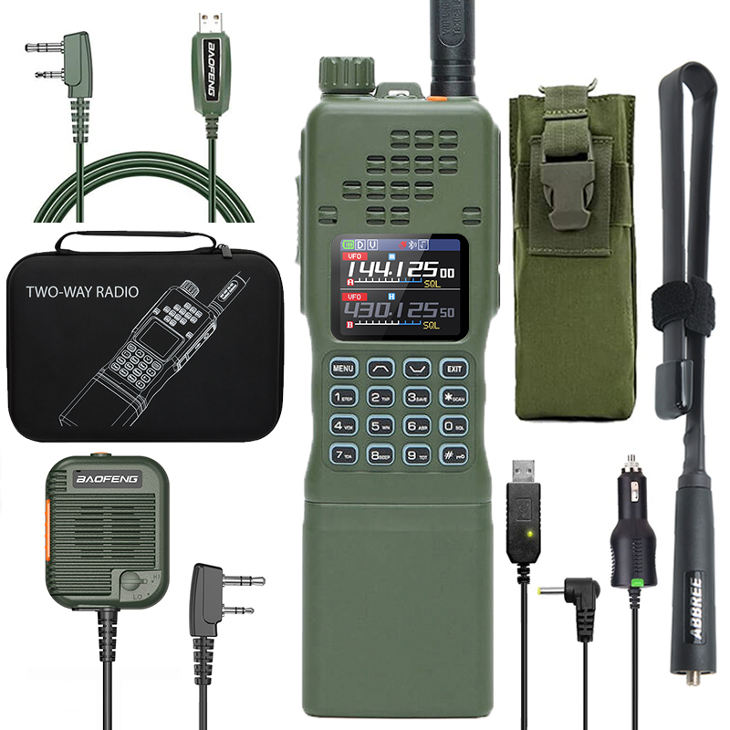 Baofeng AR-152 Pro GPS Walkie Talkie Two Way Radio 12000mAh Battery Tactial 50KM Long Range AN PRC-152 Multi Band Transceiver