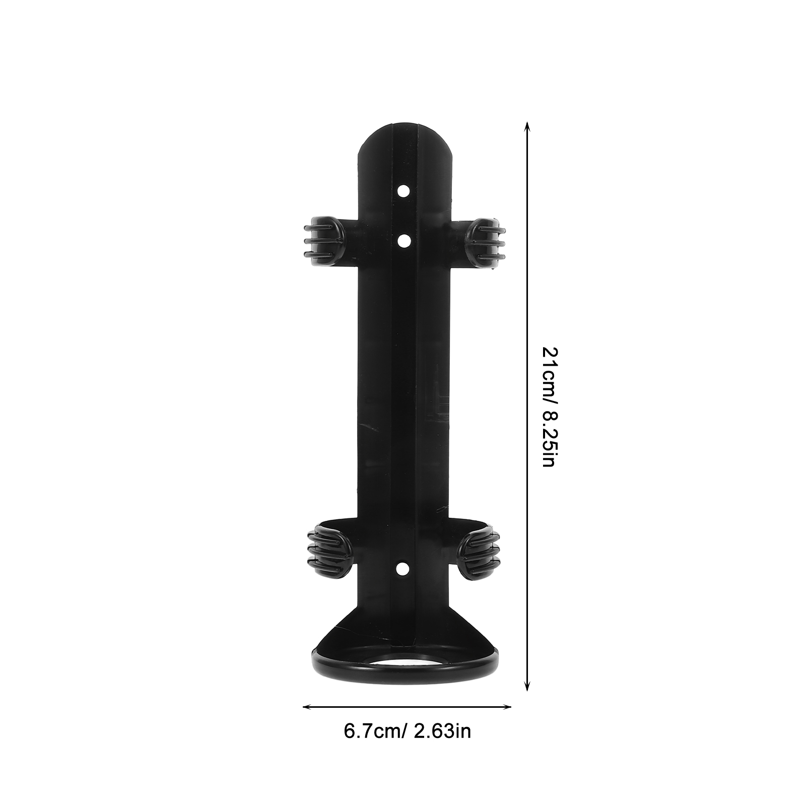 Suporte de extintor de incêndio durável, rack de carro, suporte de montagem na parede, equipamento de segurança, acessório de veículo, plástico preto, proteção contra incêndio