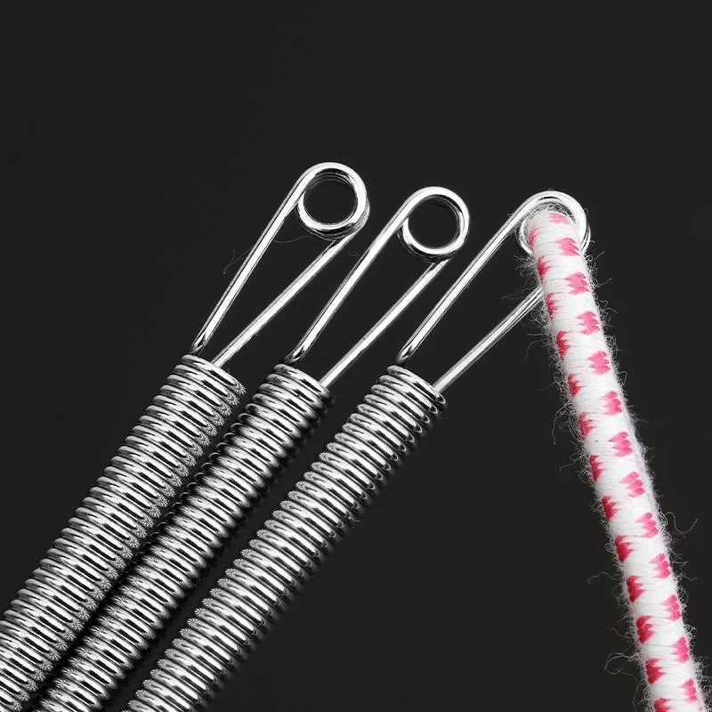 1/10Pcs Rope Threading Tool Bendable Spring Drawstring Threader Clip Drawstring Thread Multi Functional DIY Sewing Accessories