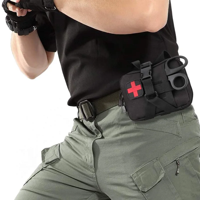 Erste-Hilfe-Tasche Upgrade Taktische EMT-Tasche Rip Away Molle Medizinisches Kit IFAK Tear-Away Travel Outdoor Wandern Mergency Survival Kit