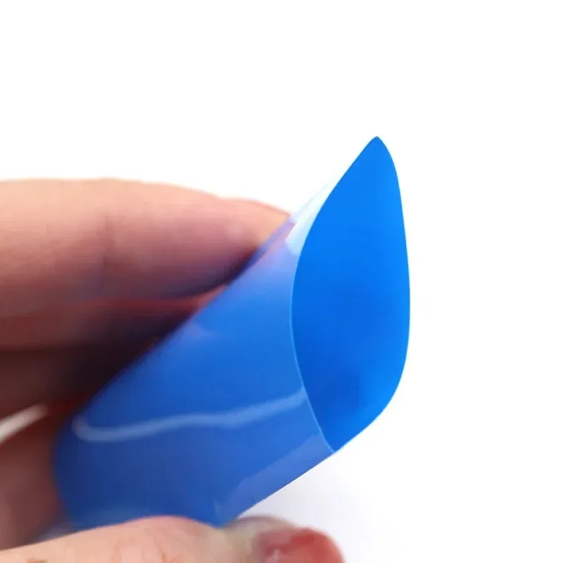 100 Stuks Platte PVC Krimpkous Batterij Wrap Voor 18650 Lithiumbatterij Krimpkous Diverse Kit Zelfklevende Isolator