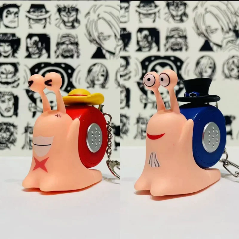 Аниме One Piece Den Den Mushi Фигурка Луффи/Эйс/Сабо Телефон Фигурка записываемая кнопка-динамик Игрушка