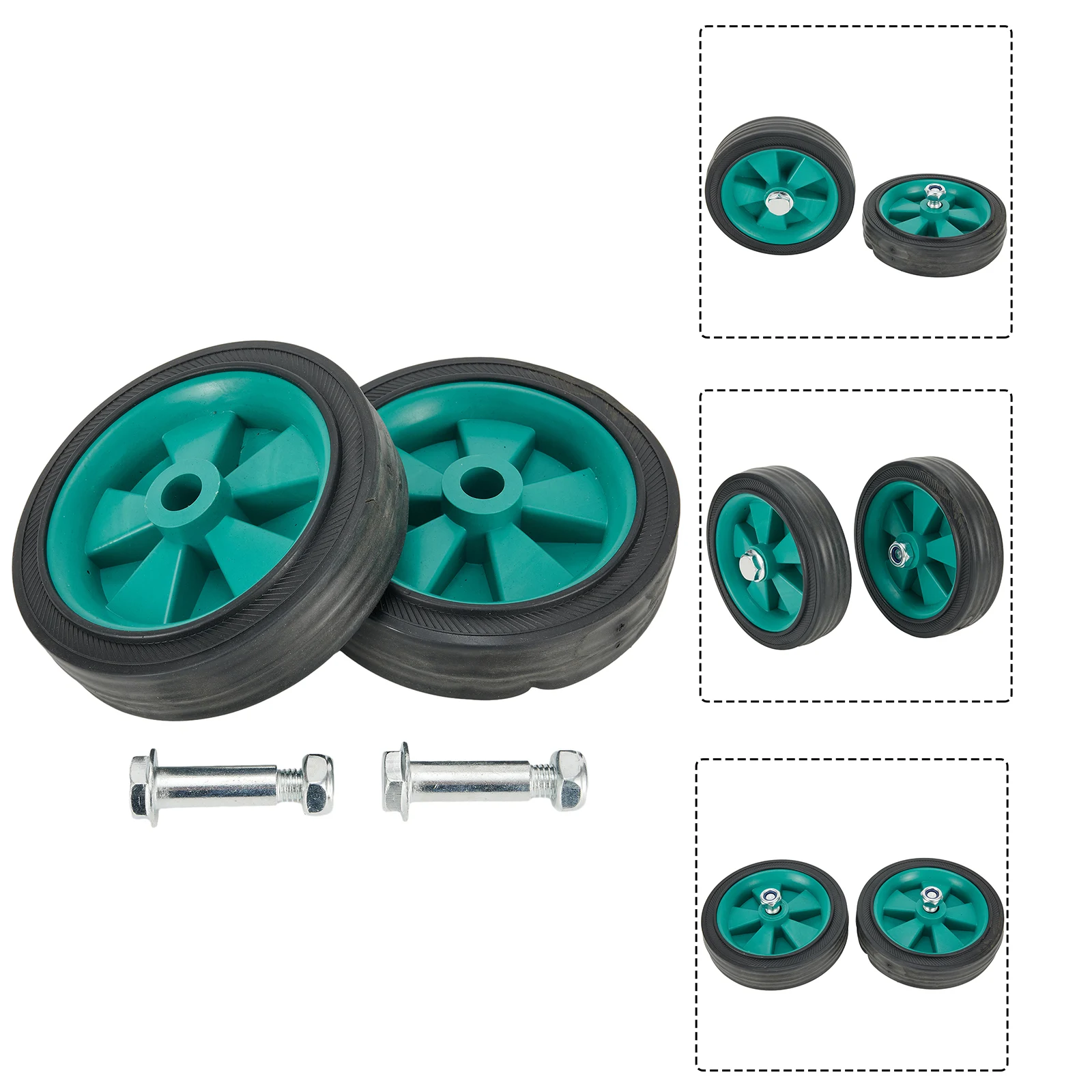 อุปกรณ์เปลี่ยนเครื่องมือลมล้ออุปกรณ์ล้อสำหรับคอมเพรสเซอร์ S สำหรับเครื่องที่ปราศจากน้ำมันล้ออุปกรณ์คอมเพรสเซอร์เขียว