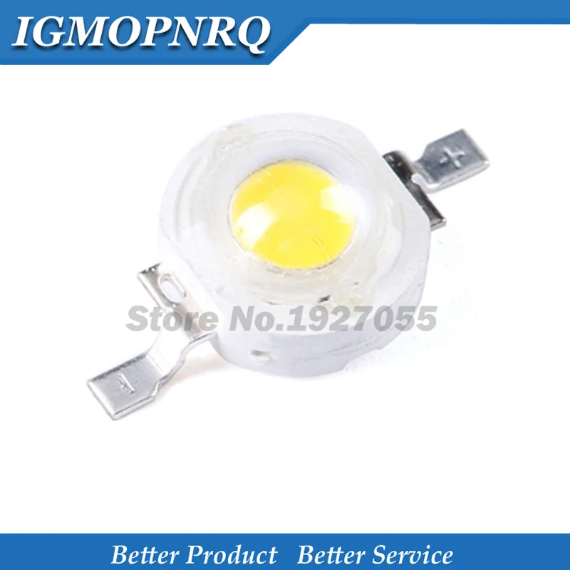 10pcs Real Full Watt CREE 1W 3W lampadina a LED ad alta potenza SMD 110-120LM LED Chip per faretto da incasso 3W - 18W