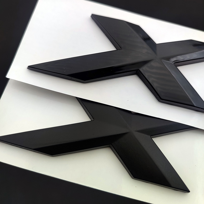 3d abs adesivo preto fosco cromo carta para tronco do carro bmw x5 logotipo x5 letras adesivos emblema emblema e70 e53 f15 g05 acessórios