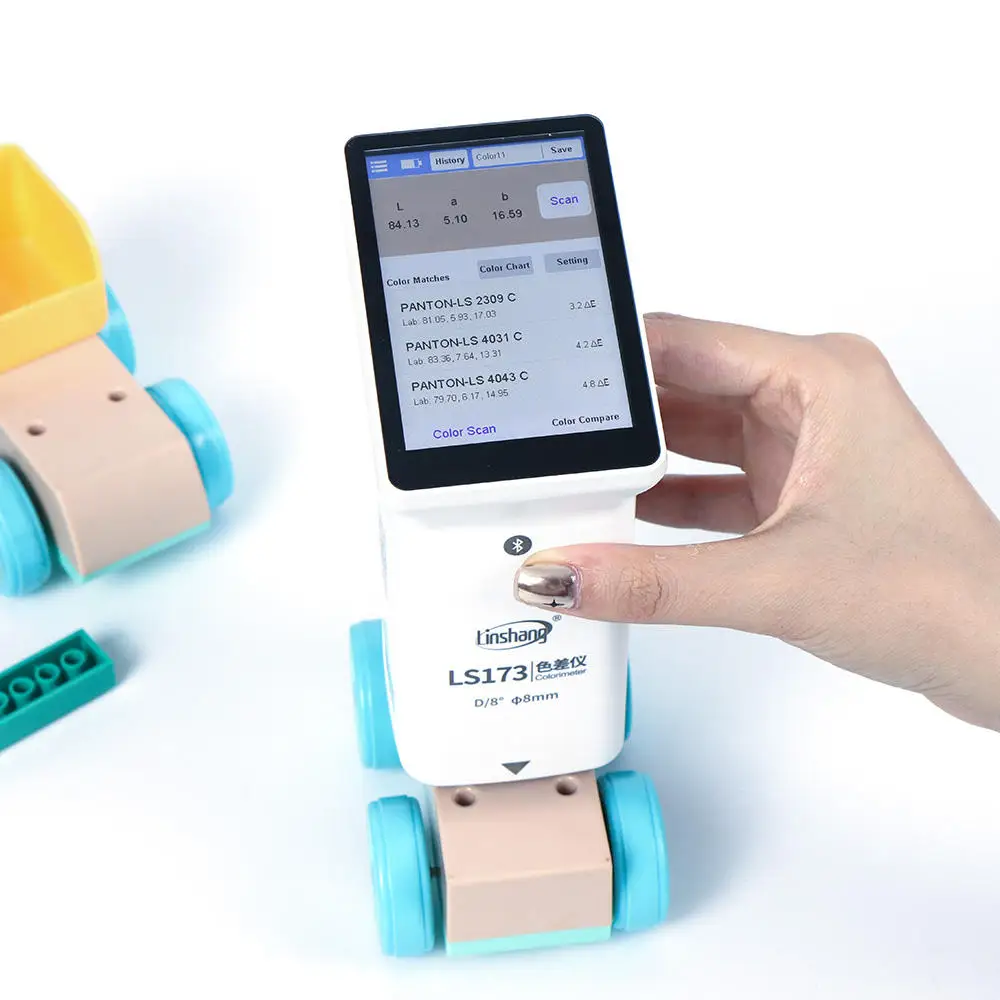 เครื่องวัดสีแบบพกพาบลูทูธมาใหม่ล่าสุด LS173สำหรับวัดสี