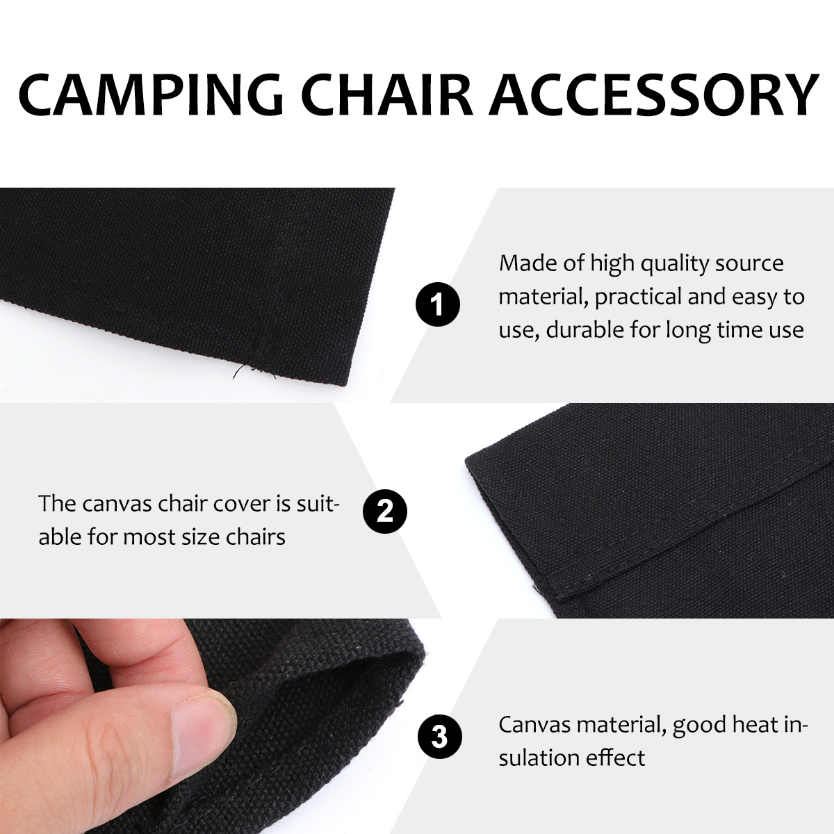 Folding Director Chair Canvas Cloth Replacement Stool Covers Outdoor Beach Chairs Camping Accessories Replacement Outdoor Supply