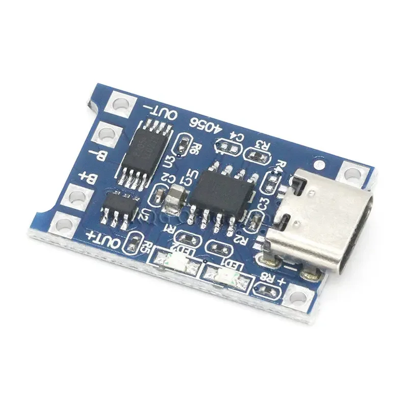 Loại C USB 5V 1A 18650 TP4056 Sạc Pin Lithium Mô Đun Bo Mạch Sạc Với Bảo Vệ Kép Chức Năng 1A li-ion Tốt