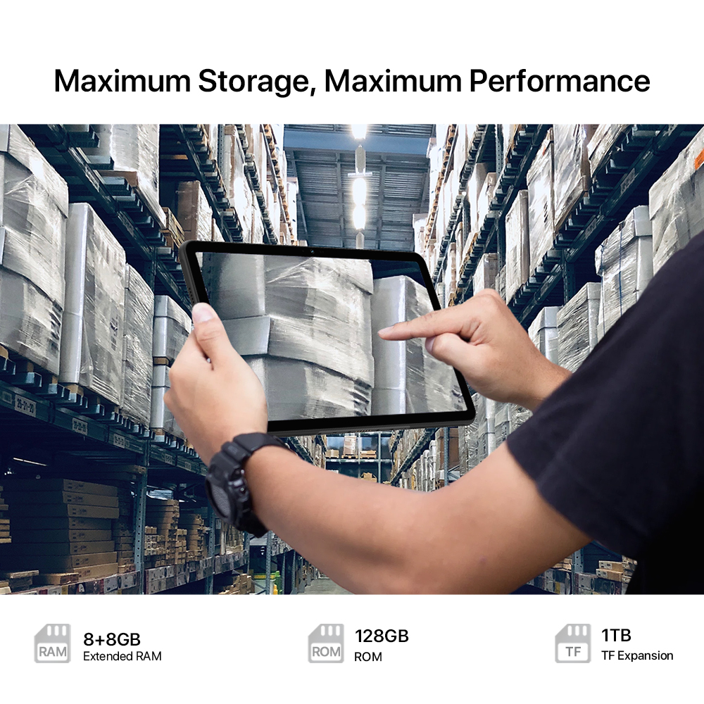 IP68, IP69K Android Tablet UMIDIGI Active T1 11 "2K HD Android 13 Unisoc T616 8GB 128GB 10000mAh Mega Bateria 20W Tablet robusto