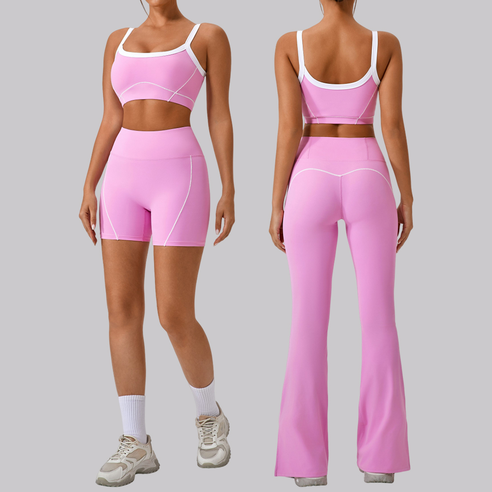 Conjuntos de entrenamiento para correr de 2 piezas para mujer, conjunto de falda pantalón Hot Shot Y2K, camiseta sin mangas recortada y pantalones, trajes de sudadera