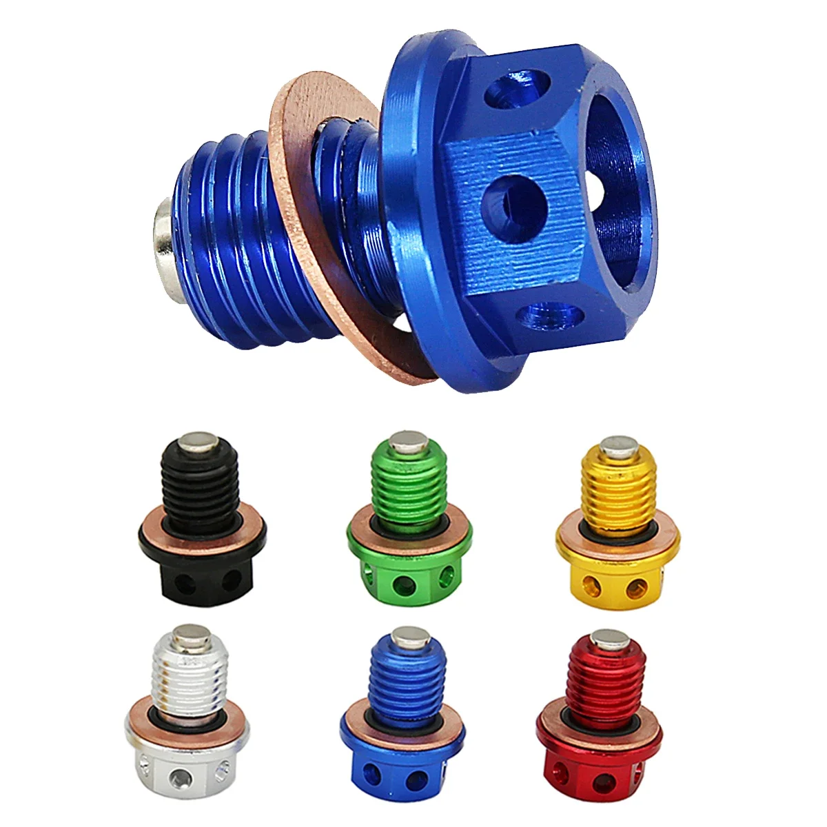 M12xP1.5 Magnetische Ölablassschraube Schraube für Yamaha YZF-R3 YZF-R25 MT-03 MT-25 YZ250 YZ250X XT250X WR250R WR250X Serow 250