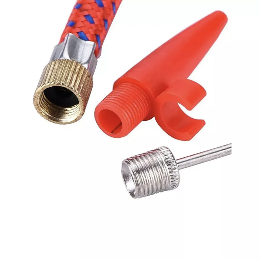 10pcs Ball Pump Set Hand Pump Inflator Portable Ball Inflating Pump Tools with Air Hose