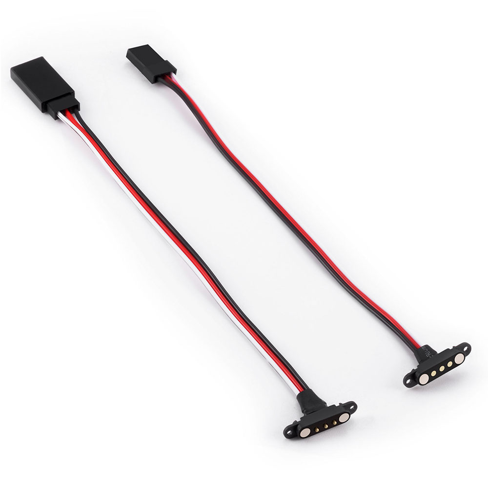 MIBIDAO Magnetisches Snap-on JR/ZH1.5 Verlängerungskabel für RC-Modellauto-Flugzeuge, Drohnen