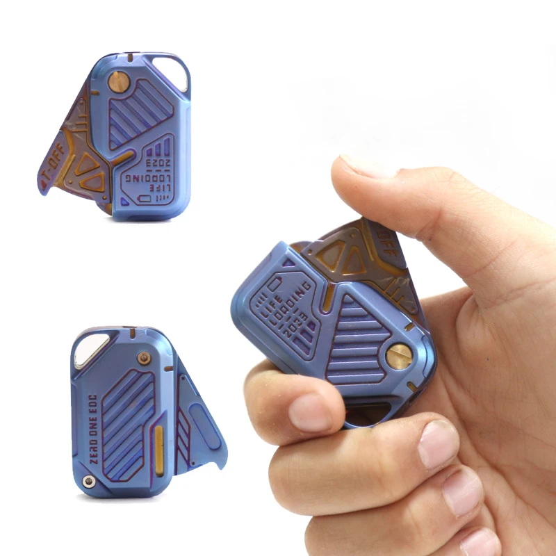01EDC Fidget Slider โลหะ Fidget ของเล่น ADHD เครื่องมือ Anti-ความวิตกกังวลโต๊ะทํางานของเล่นผู้ใหญ่ความเครียดบรรเทาของเล่นเด็กของขวัญ