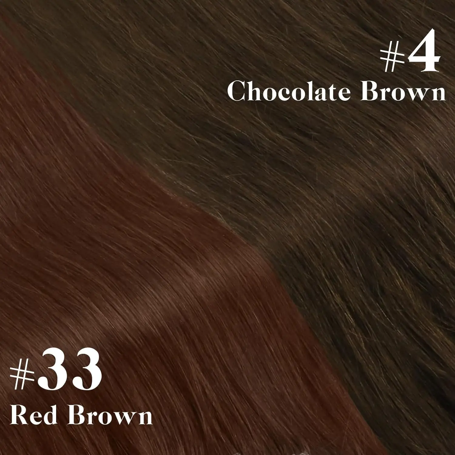 VeSunny Kẹp Trong Tóc Tóc Balayage Tóc Vàng Remy Con Người Tự Nhiên Tóc 18 Nâu Balayage Con Người Tự Nhiên Tóc