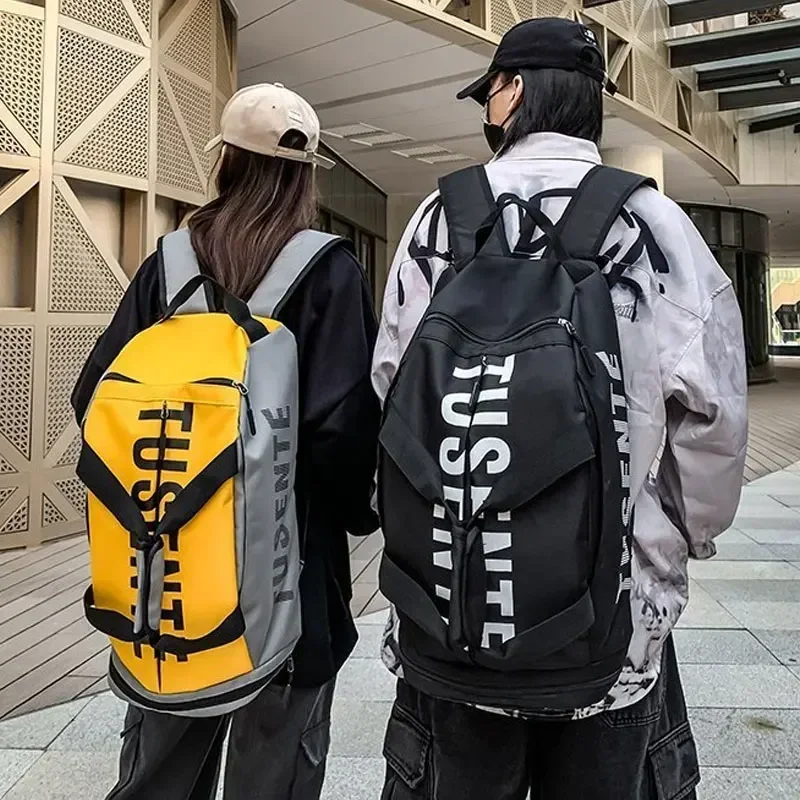 Спортивный рюкзак для фитнеса большой емкости, водонепроницаемая многофункциональная дорожная сумка с отделением для обуви, спортивная сумка на плечо