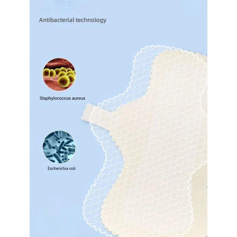 Almofada sanitária lavável respirável à prova de vazamento para mulheres, guardanapos de maternidade pós-parto, grafeno, protetor bacteriostático, algodão puro