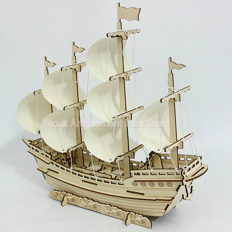 3D Tàu Gỗ Ghép Hình Đồ Chơi Học Tập Xây Dựng Mô Hình Robot DIY Thuyền Máy Bay Đồ Chơi Xếp Hình Máy Bay Quà Tặng Trẻ Em Đồ Chơi Xe Cho trẻ Em