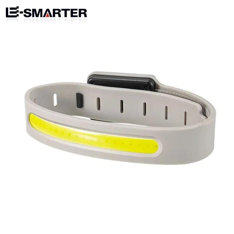 Lampada da polso da corsa notturna a LED Mini lampada da braccio portatile COB 500LM Lanterna di avvertimento di sicurezza ricaricabile per ciclismo da campeggio all'aperto