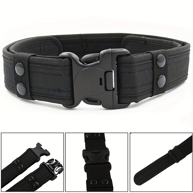 Outdoor Sport Stijl Combat Riem Quick Release Tactische Riem Mode Heren Canvas Tailleband Outdoor Jacht Wandelen Gereedschap