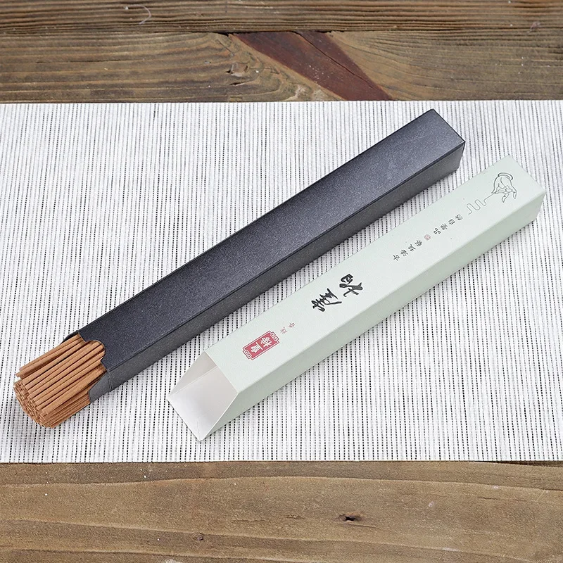 120 ピース/箱天然線香サンダルウッドアギラウッドエアフレグランスアロマセラピーヨガ瞑想臭気除去リフレッシュ