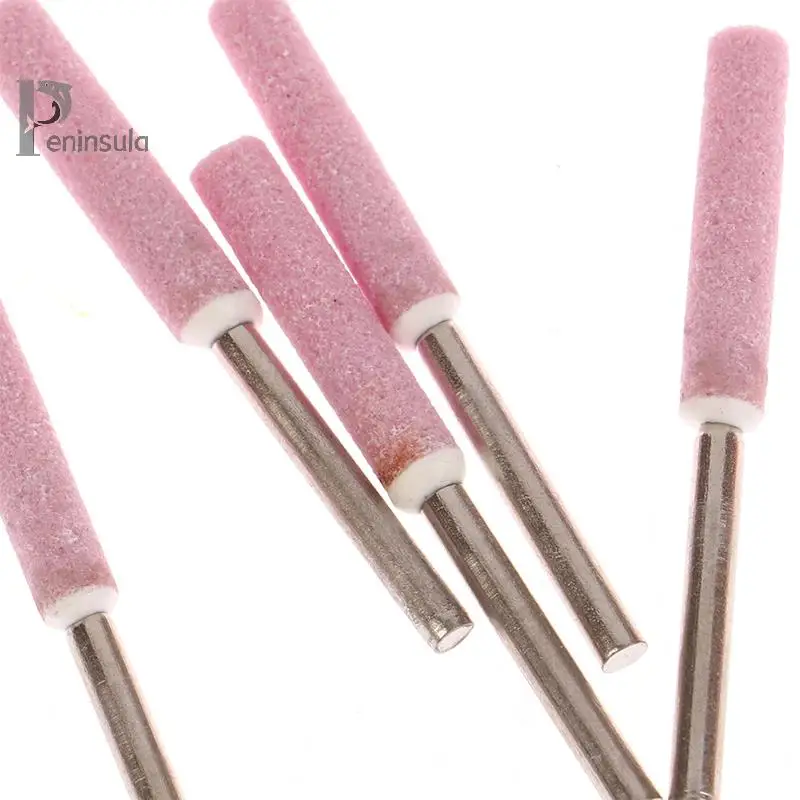 10Pcs Chainsaw Sharpener Grinding Stone File 4/4.8/5.5/6mm Chains Saw Sharpening Set Polishing Metals Stones