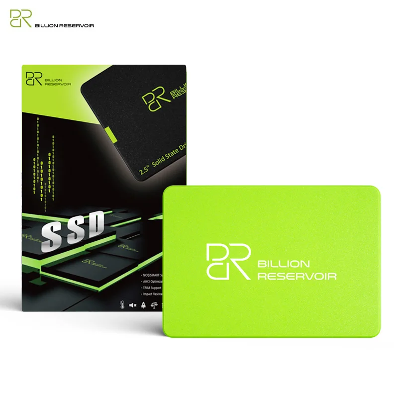 BR Sata3 SSD 1TB Green 2.5 Inch "Internal Hard Drive Disk 128GB 256GB 512GB HDD Solid State Hard Disk for Laptop Desktop
