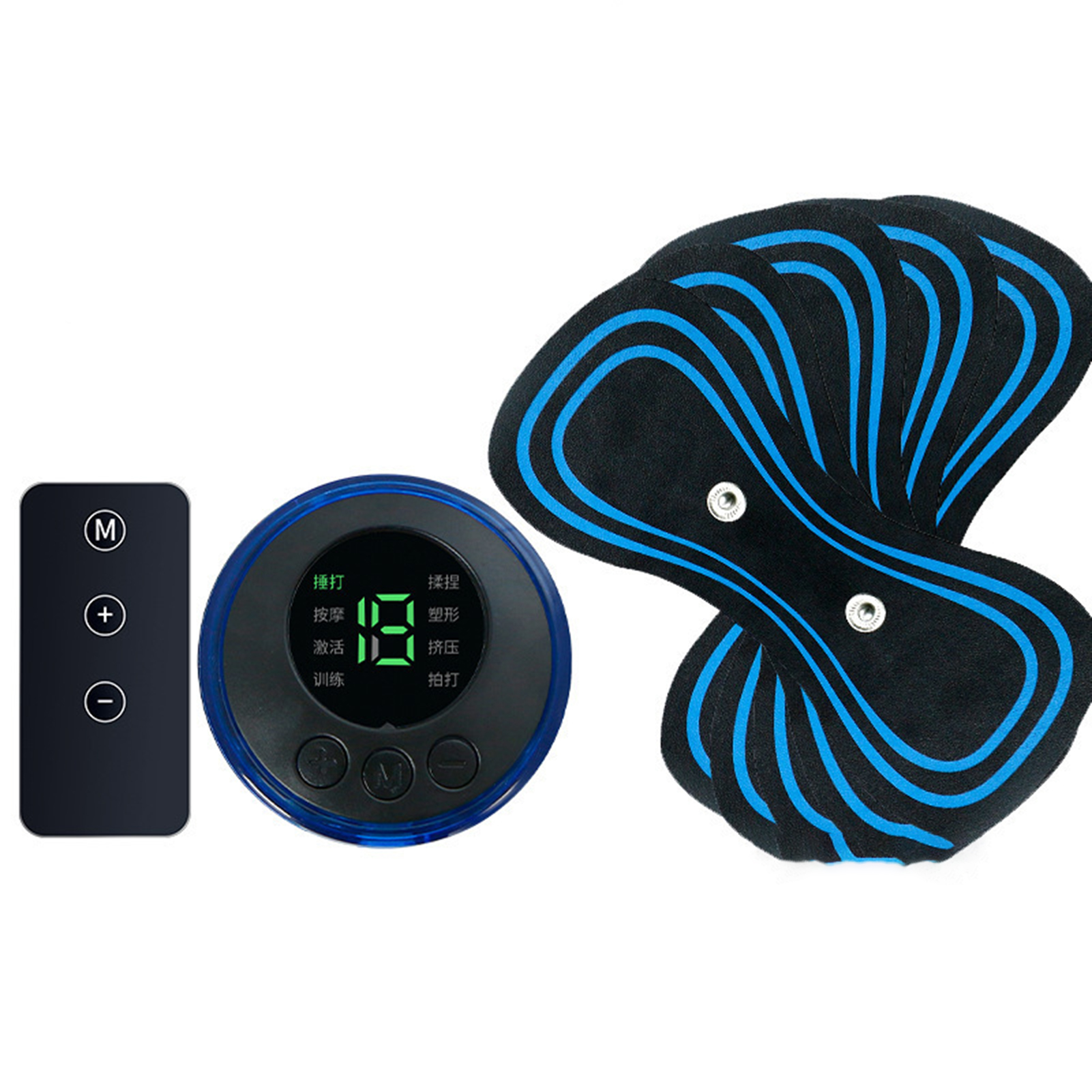 Almofada massageadora elétrica para pés, eletroestimulador, tapete de massagem ems, massageador muscular, relaxamento dos pés, fitness, carregamento usb