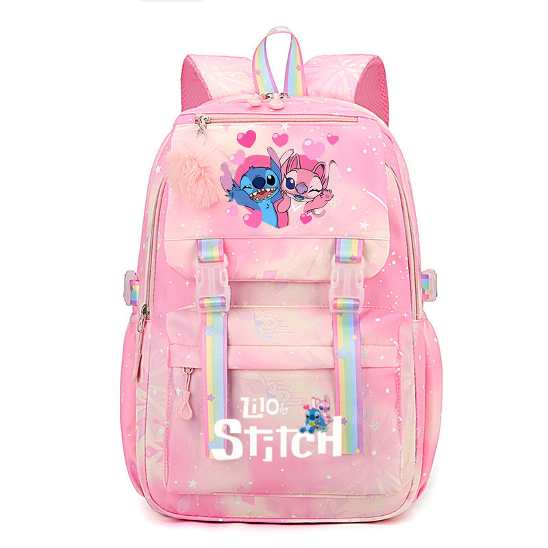 Mochila impermeable de gran capacidad de Lilo y Stitch para la escuela, bolsa de cosplay de Anime Kawaii, bolsa de viaje, regalo para estudiantes y niñas