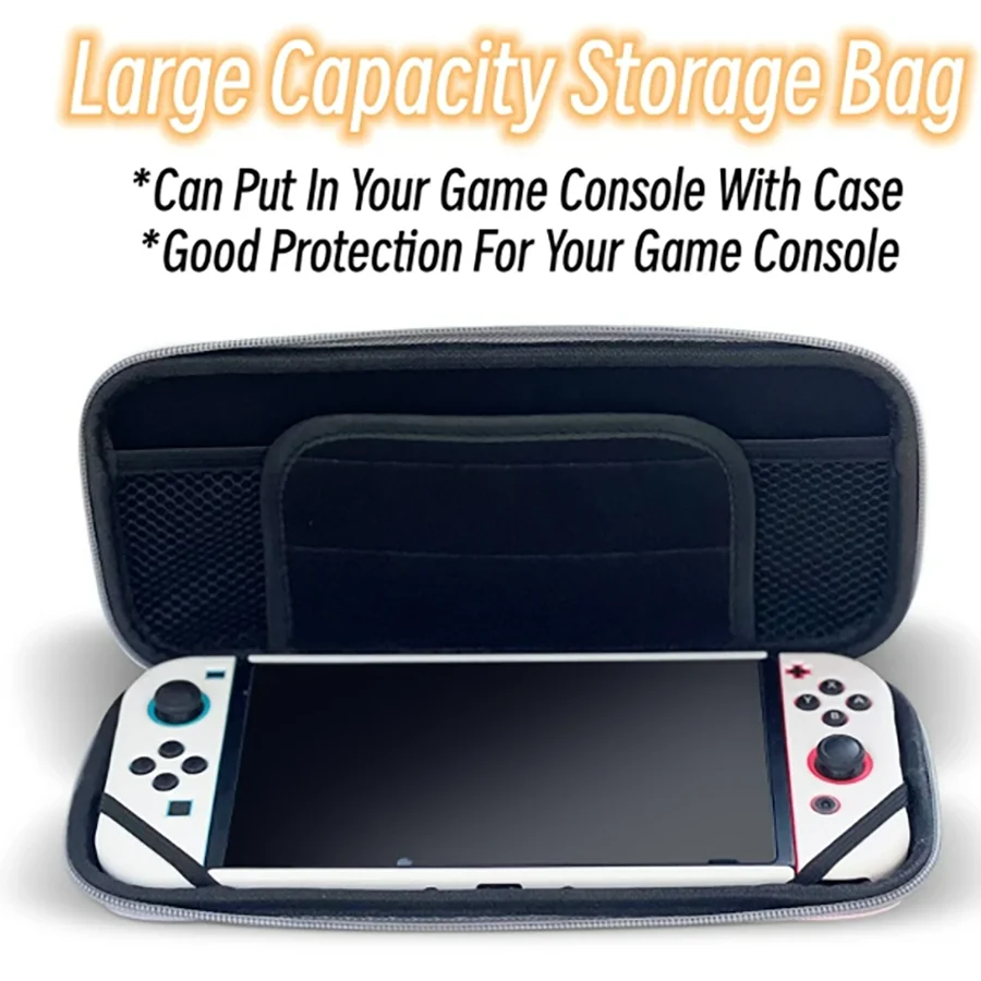For Switch NS OLED Storage Bag Switch storage bag with gradient color designPortable gaming accessories storage bag