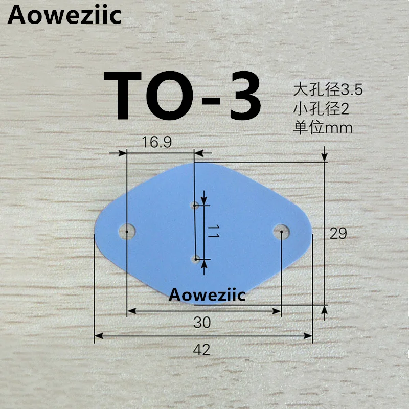TO-220 TO220 TO-247 TO-3P Transistor Radiatore Raffreddamento Silicone Pad Termico Pellicola Scheda Dissipatore di Calore Copriletto Guarnizione Isolante