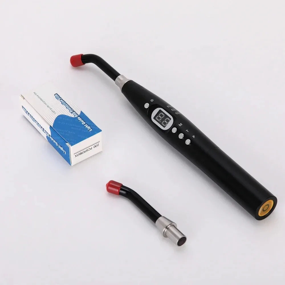 วัสดุทันตกรรมทิ้ง Light Curing หัว 200 ชิ้น/กล่องป้องกัน Light Guide Light Stick แขน 18*67 มม./2.76*0.79 นิ้ว