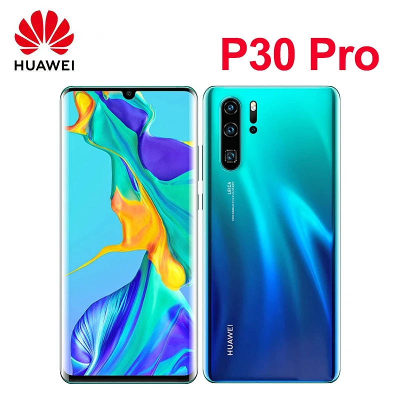 Versión CN Original Huawei P30 Pro Smartphone Android 6,47 pulgadas 128GB/512GB 40MP cámara Google Play Store teléfonos móviles usados