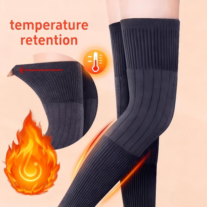 Dicke Winter Warme Knieschützer Männer Alte Menschen Kalte Bein Arthritis Knieschützer Kniestütze Laufen Knieschützer Winddichte Beinärmel