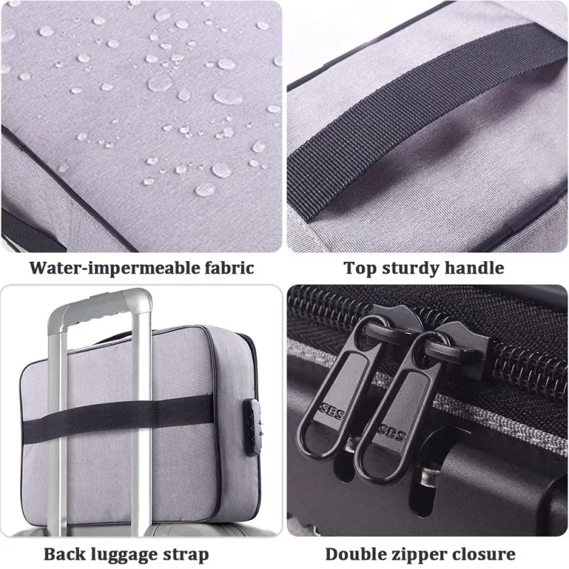 High-capacity Document Pocket Folders Office Necessary Filing Storage Products Pouch Portable Information Text Organize Bag Item