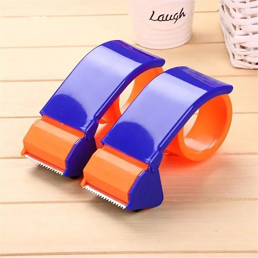 Dispenser per nastro Sigillatura in plastica Imballaggio per pacchi Larghezza 48 mm Rullo Taglierina per nastro Sigillante Supporto per nastro Macchina imballatrice manuale