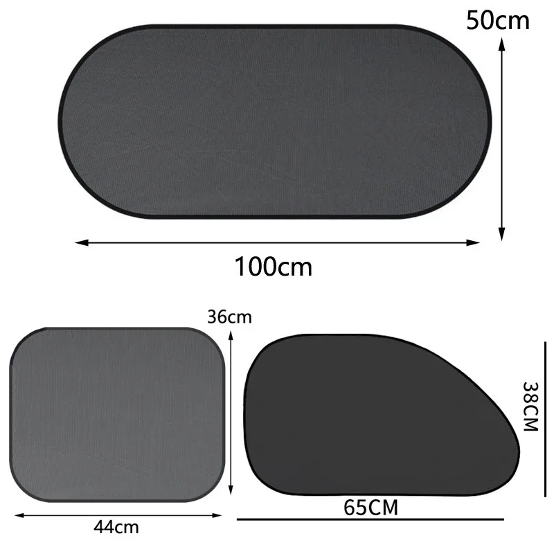 1-5Pcs Universal Auto Sonnenschirme Faltbare Auto Seite Fenster Heckscheibe Mesh Sonnenschirm Abdeckung Auto Windschutzscheibe Zubehör außen