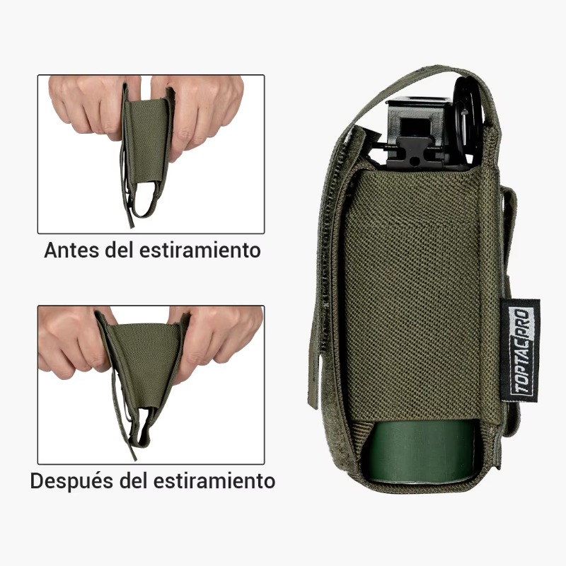 TOPTACPRO bolsa táctica Flashbang bolsa de herramientas Modular MOLLE bolsa de caza accesorios de equipo 8502