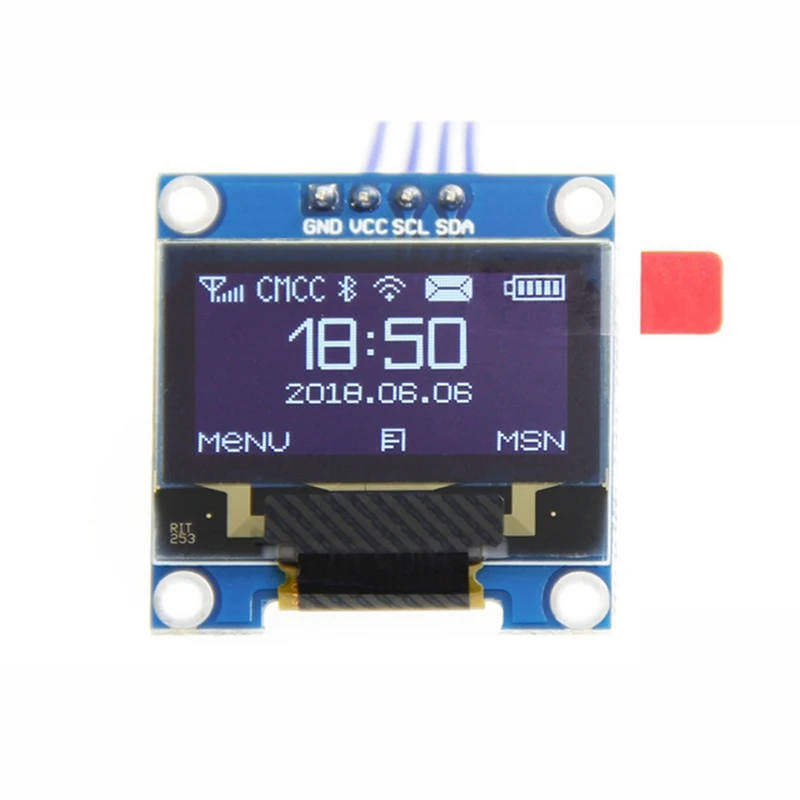 HFES Qr /1D/2D/รหัสเครื่องสแกนเนอร์ V3.0 Barcode Scan โมดูลการรับรู้0.96นิ้ว IIC I2C Serial GND LCD โมดูลจอแสดงผล LED