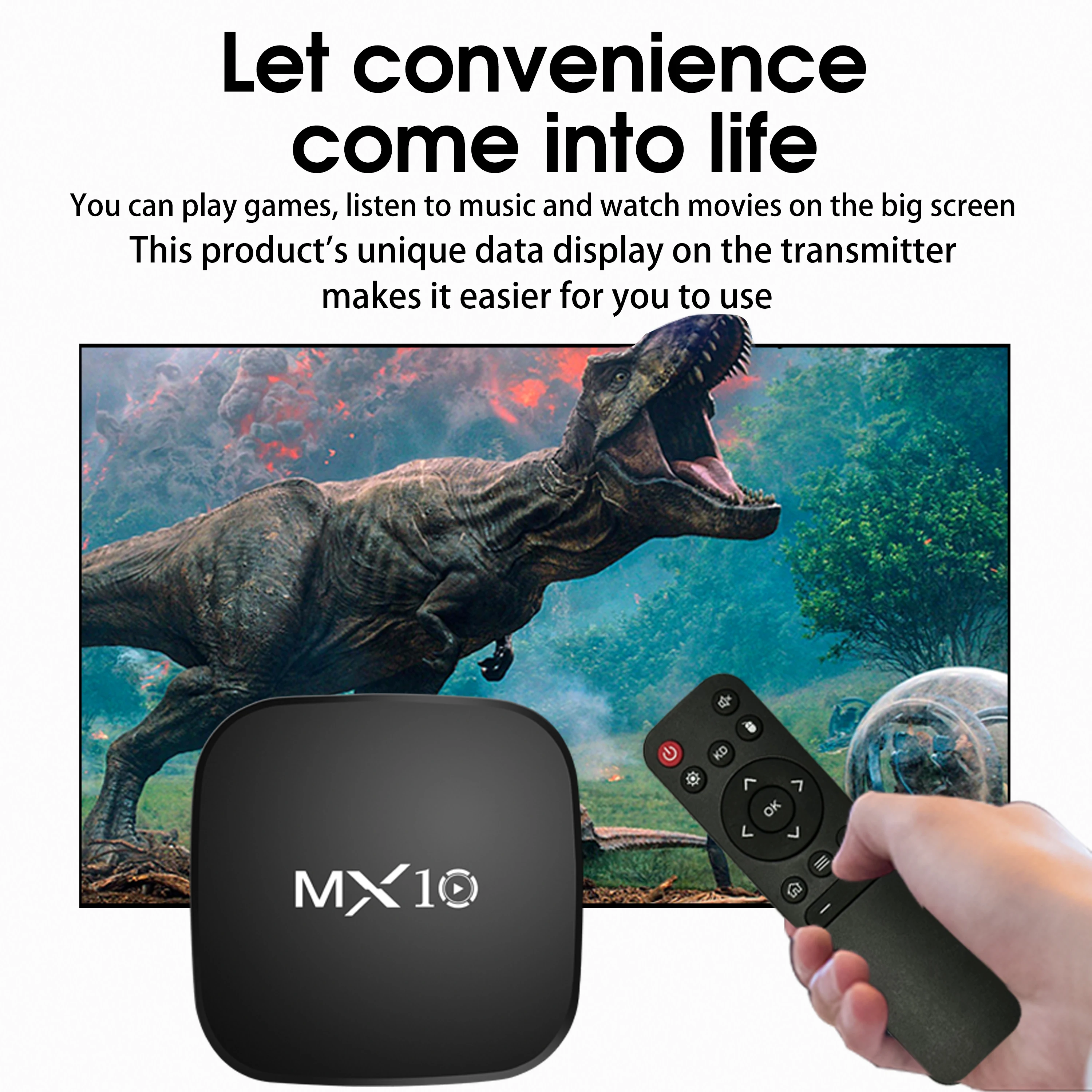 Nova caixa de tv android 1gb 8gb mini mx10 smart tvbox 2 4g wifi rk3228 quad core set top box 4k caixa de tv inteligente banda dupla wifi