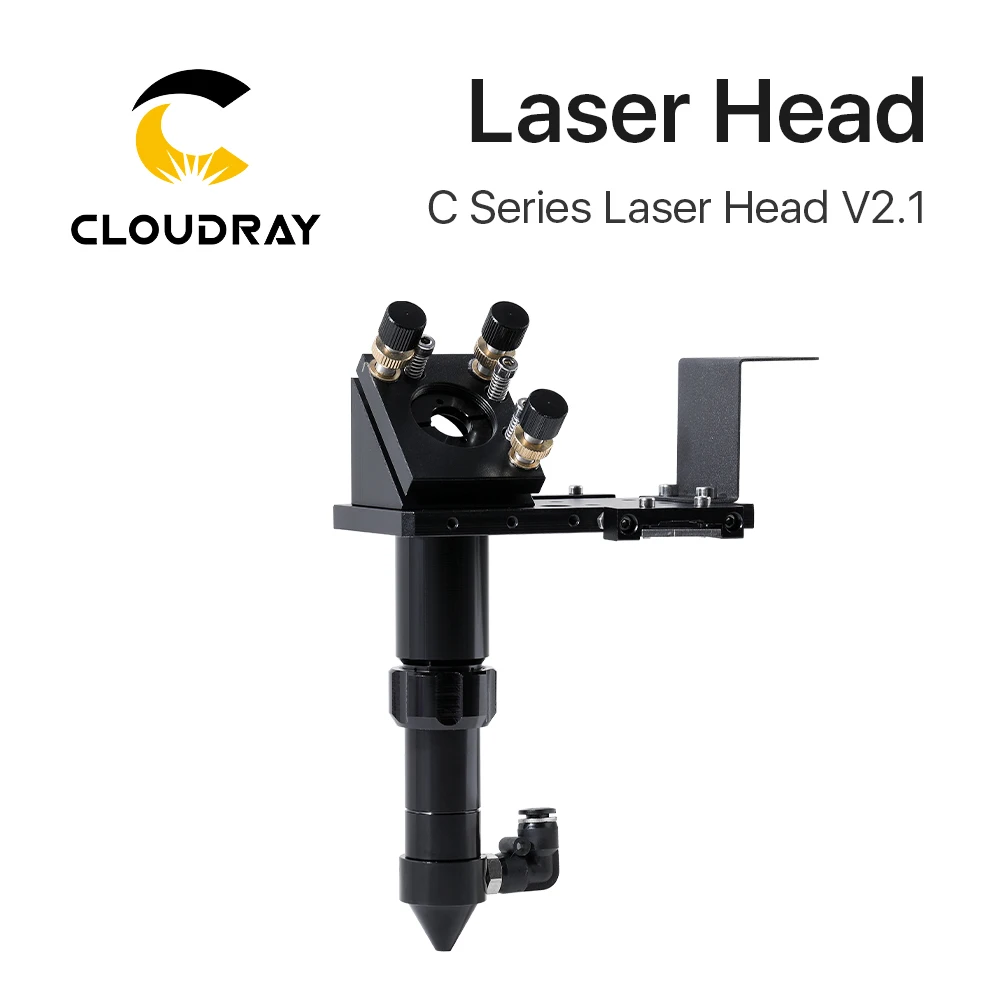 Cloudray C Series CO2เลเซอร์ Dia.18 FL38.1 & Dia.20 FL50.8/63.5/101.6มม.สำหรับเลเซอร์แกะสลักตัด (สีดำ)