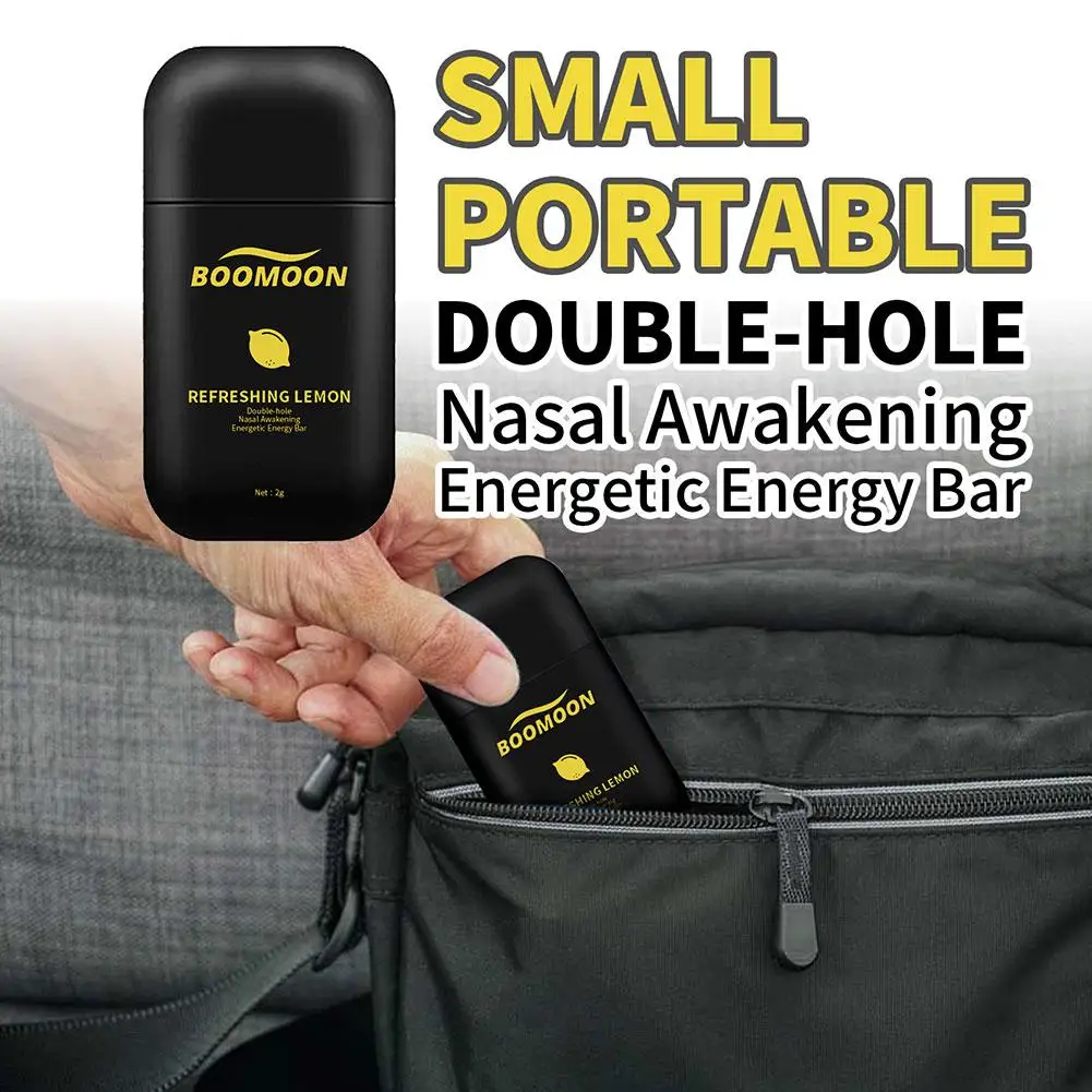 1pc Energy Bar Quick Pick-me-up Cozy Refreshment Bar Essential For Work And Class Peppermint Nasal Suck Stick