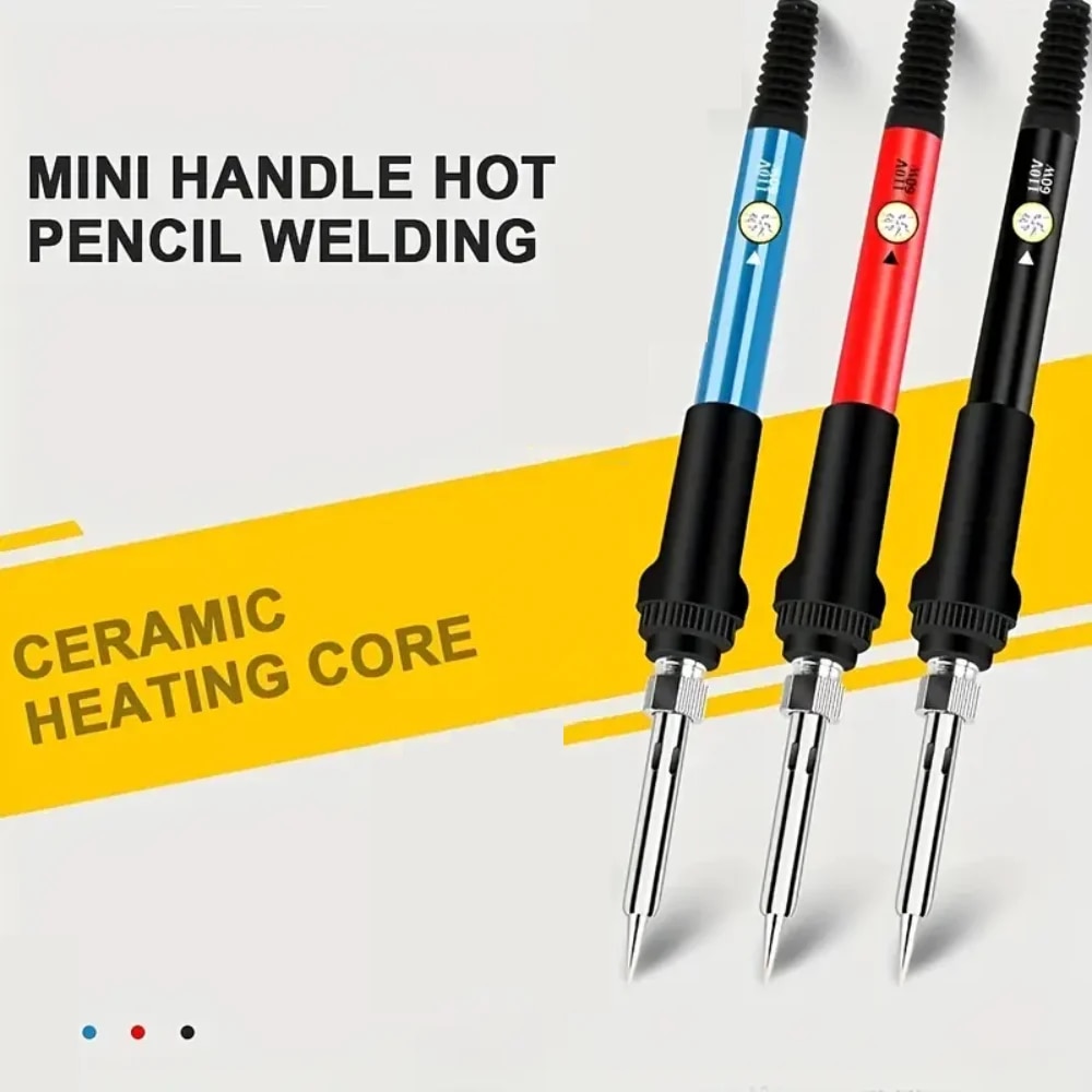 Электрический Паяльник 60 Вт С Регулируемой Температурой, Сварочная Станция, Термопара Для Ремонта Электронных Компонентов