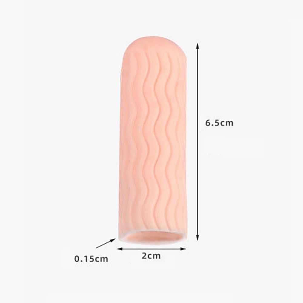 1 пара, Силиконовая накладка на палец, 6,5 х2 см