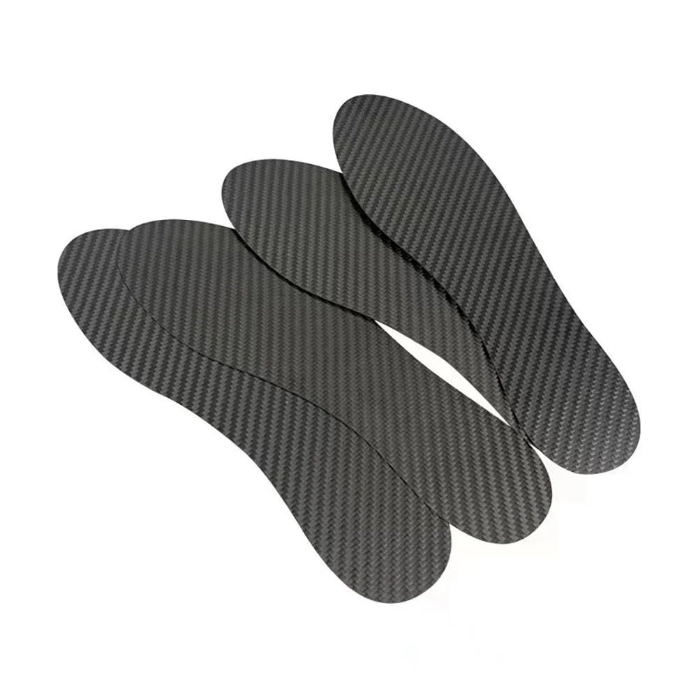 高品質の新 0.8 ミリメートル 1.0 ミリメートル 1.2 ミリメートル厚さのカーボンファイバーインソールスポーツインソール男性靴パッド女性矯正靴スニーカーインソール