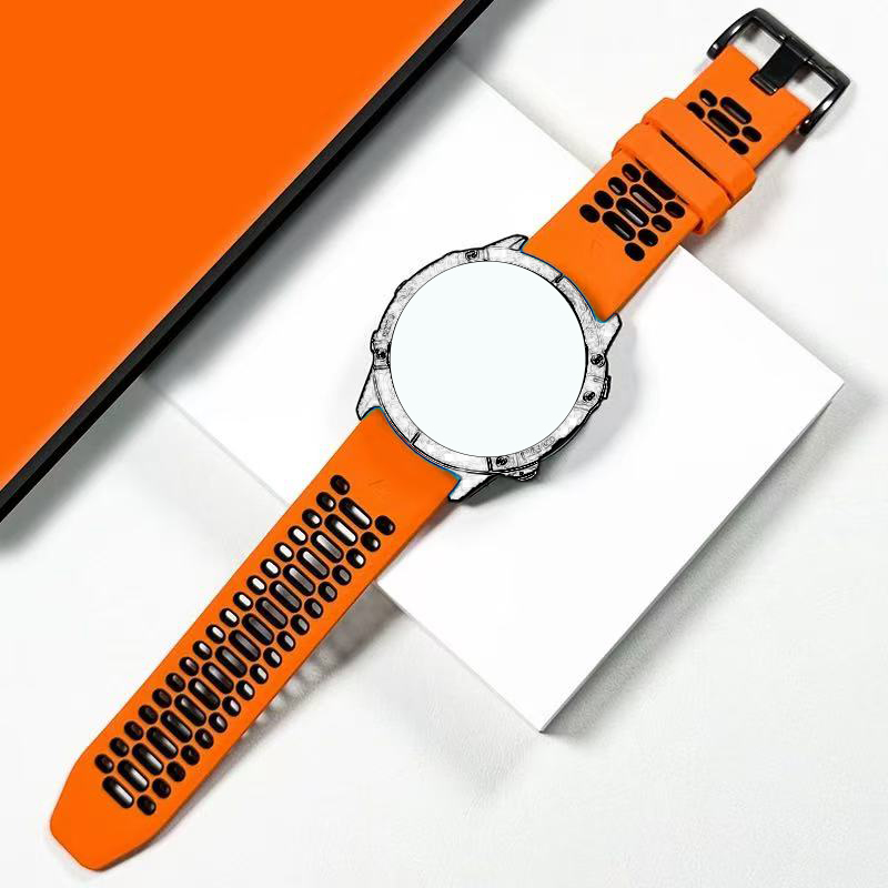 Outdoor Sports 22/26mm Silikon-Uhrenarmband für Garmin Fenix 8 E 5 5X 6X 6 7 7X Pro/TACTIX/Mk2 Mk2i G1/Enduro 2 3 QuickFit-Armband