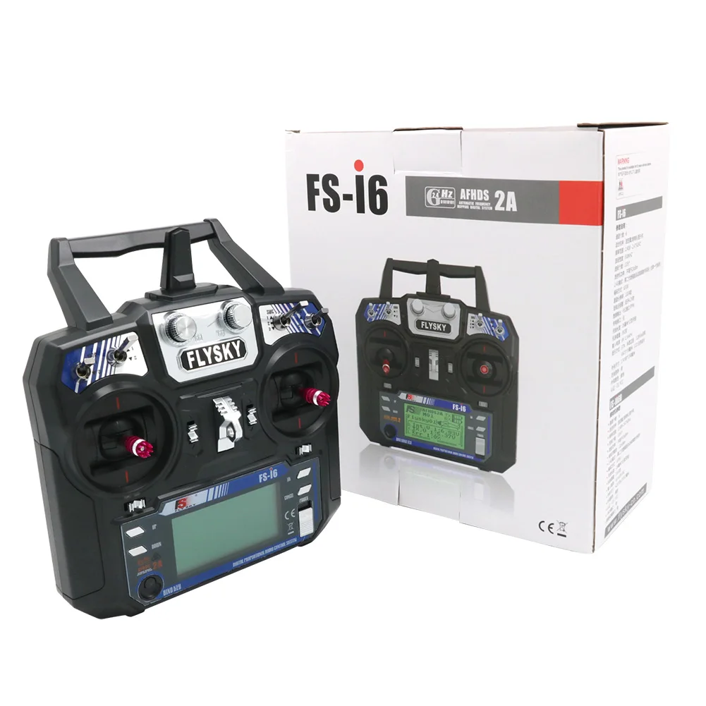 Flysky FS-i6 i6 transmissor 2.4g 6ch rádio controle remoto com ia6 ia6b x6b a8s r6b ia10b fs2a receptor para avião drone rc
