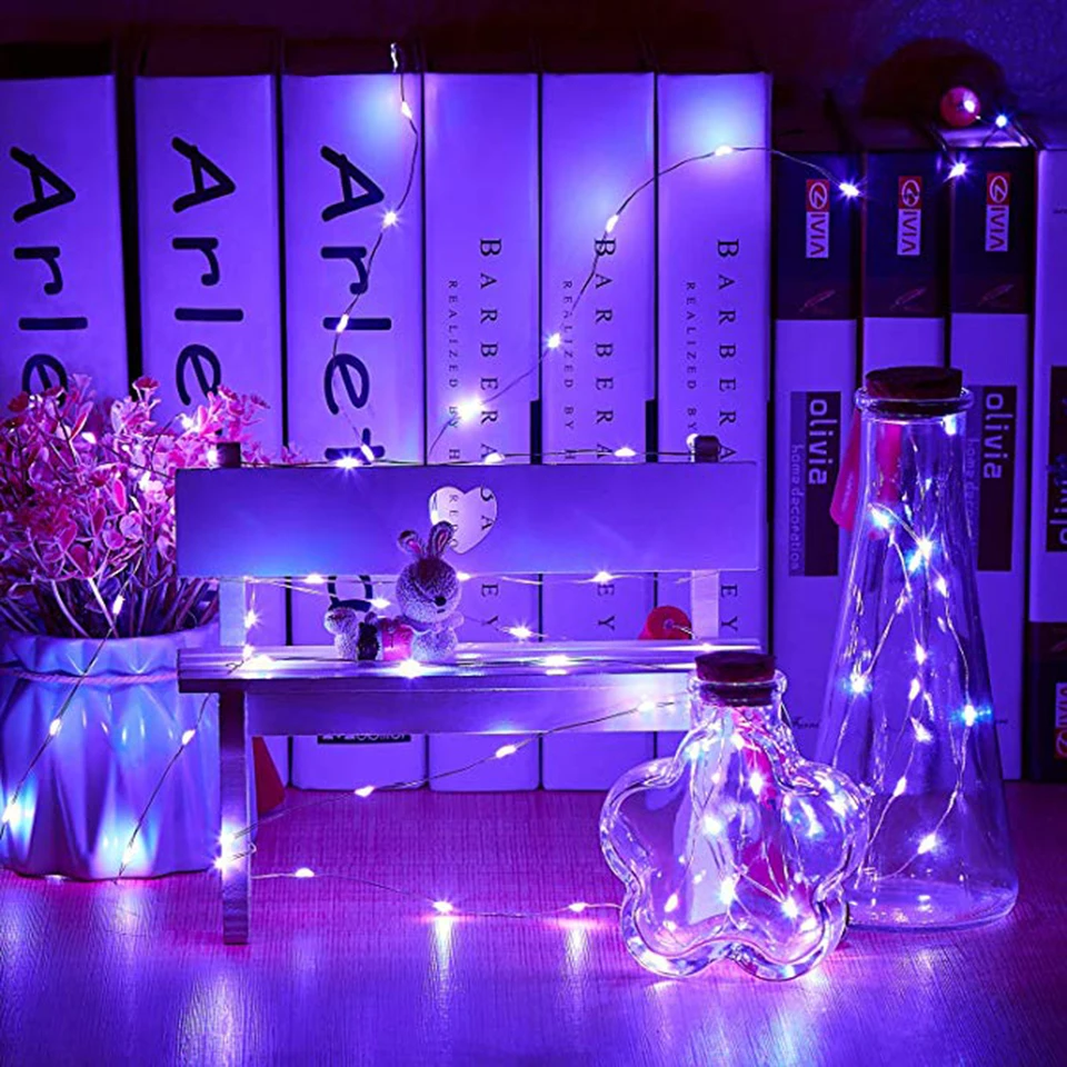 1/3/5/10/20pcs luce per bottiglia di vino con luci a stringa a LED in sughero luci fatate a batteria ghirlanda decorazione per feste di matrimonio di natale