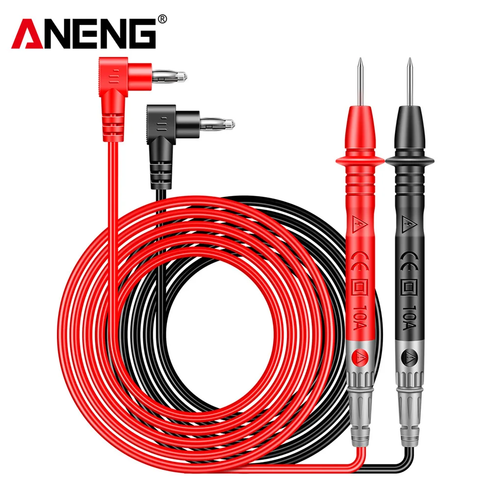 ANENG PT840 multímetro Digital Cable de prueba 1000V 10A sonda Universal aguja Pin pluma Cable Kit corriente voltímetro probador Cable